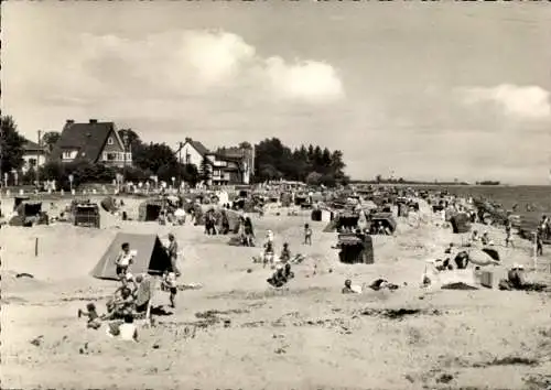 Ak Ostseebad Strande in Schleswig Holstein, Strand