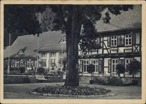 Ak Wernigerode im Harz, Storchmühle, Fachwerkhaus