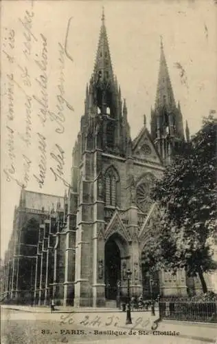 Ak Paris V, Basilique de Ste Clotilde