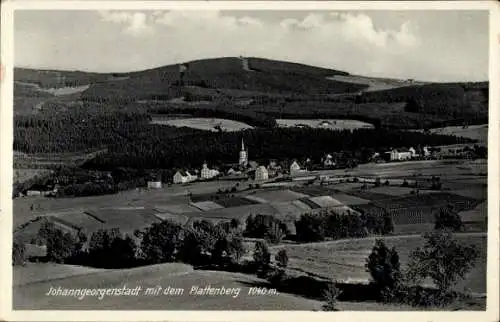 Ak Johanngeorgenstadt im Erzgebirge, Panoramablick auf den Ort