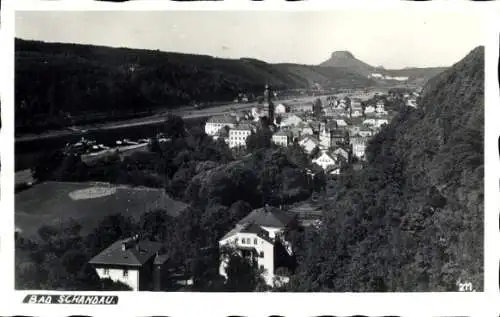 Ak Bad Schandau Sächsische Schweiz, Gesamtansicht