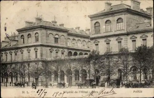 Ak Paris IV, Hospital de l’Hotel Dieu