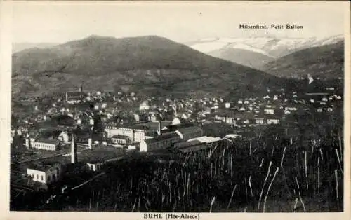 Ak Buhl Bühl Elsass Haut Rhin, Gesamtansicht