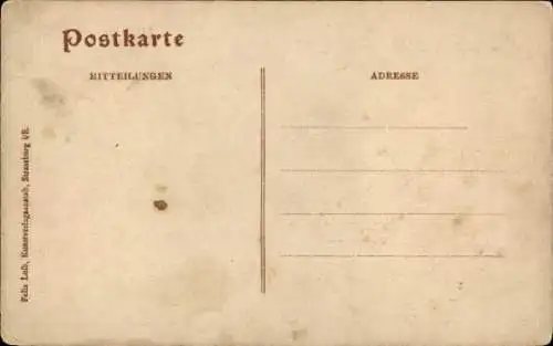 Ak Strasbourg Straßburg Elsass Bas Rhin, Nationalgarde auf dem Platz, 1830