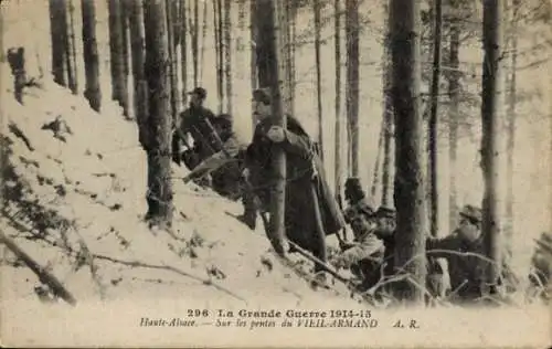 Ak Frignicourt, Erster Weltkrieg 1914-15-16, Soldatengrab
