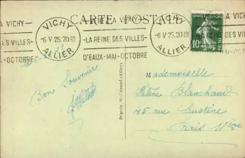 Ak Vichy Allier, Les Quais de l'Allier et l'Embarcadero du Golf