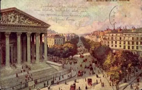 Künstler Ak Paris VIII., Eglise de la Madeleine