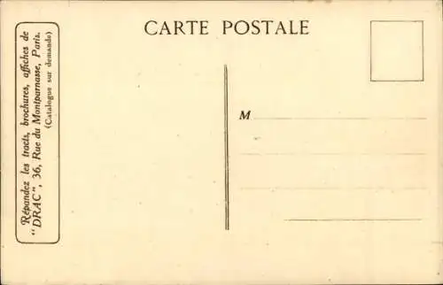 Ak Paris VIII, Triumphbogen, Arc de Triomphe, Drac et Pac, 1926, une minute de recueillement