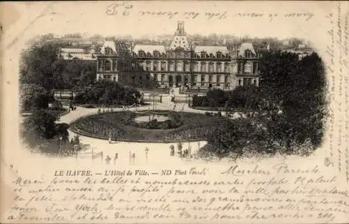 Ak Le Havre Seine Maritime, Rathaus