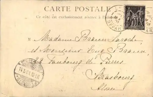 Ak Lyon Rhône, Monument Sadi Carnot