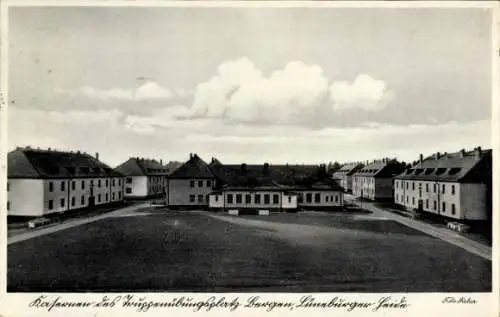 Ak Bergen in der Lüneburger Heide, Kasernen und Truppenübungsplatz