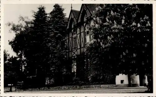 Ak Lobetal Bernau bei Berlin, Fachwerkhaus, Teilansicht