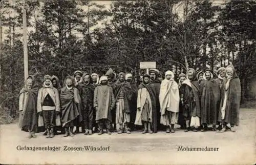 Ak Wünsdorf Zossen in Brandenburg, Gefangenenlager, Mohammedaner