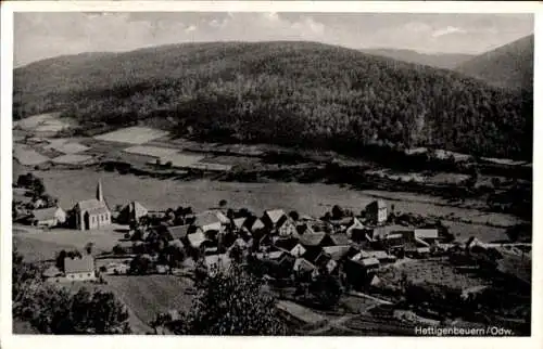 Ak Hettigenbeuern Buchen im Odenwald, Panorama