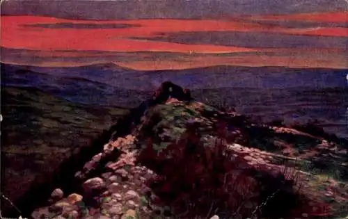 Ak Gorizia Görz Friuli Venezia Giulia, Ruine vom H. Valentinberg