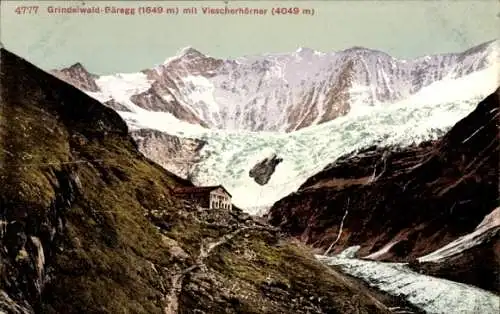 Ak Grindelwald Kanton Bern, Bäregg, Viescherhörner