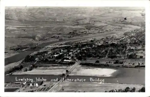 Ak Lewiston Idaho USA, Luftaufnahme, Interstate Bridge