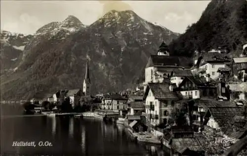 Ak Hallstatt im Salzkammergut Oberösterreich, Gesamtansicht