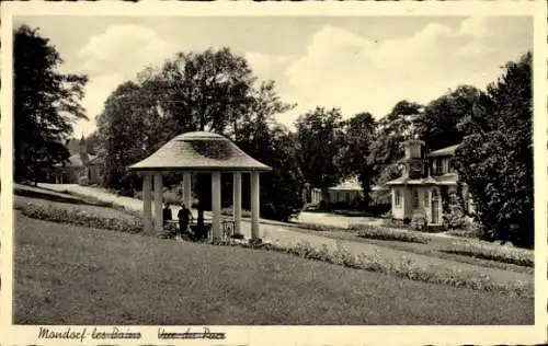 Ak Mondorf les Bains Bad Mondorf Luxemburg, Park