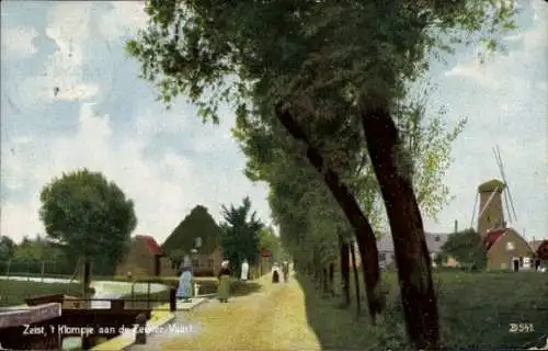 Ak Zeist Utrecht Niederlande, t'Klompje aan de Zeister Vaart