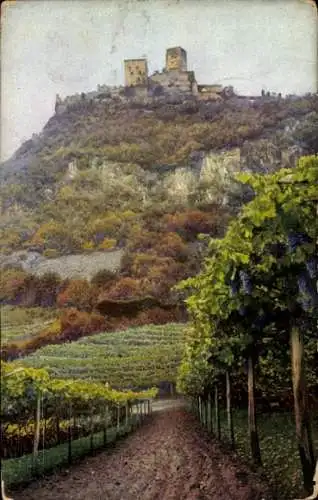 Ak Appiano sulla Strada del Vino Eppan an der Weinstraße Südtirol, Burg Hocheppan