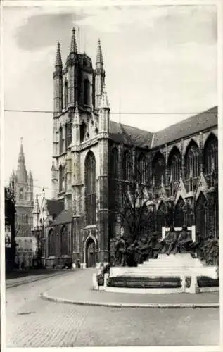 Foto Ak Gand Gent Ostflandern, Kathedrale St. Bavo