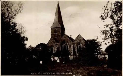 Ak Birchington on Sea Kent England, All Saints Church