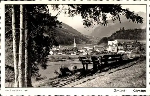 Ak Gmünd in Kärnten, Panorama