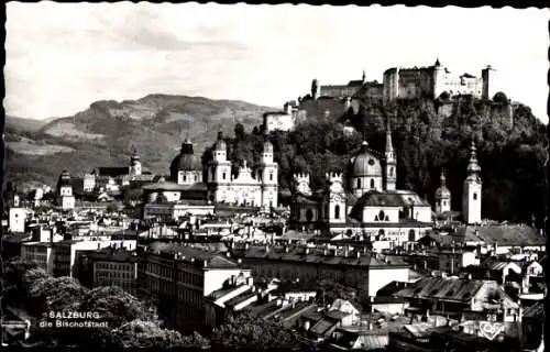 Ak Salzburg in Österreich, Alststadt, Bischofstadt, Festung Hohensalzburg