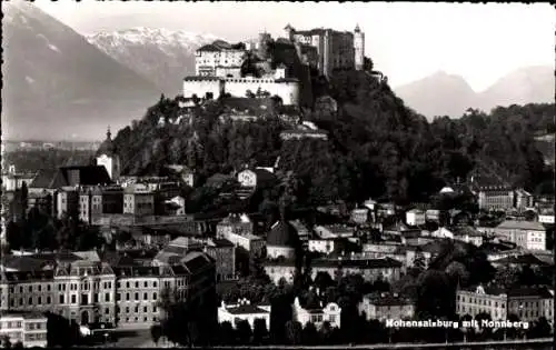 Ak Salzburg in Österreich, Festung Hohensalzburg, Nonnberg