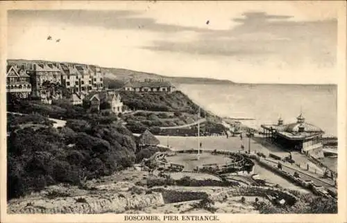 Ak Boscombe Bournemouth Dorset England, Pier Entrance