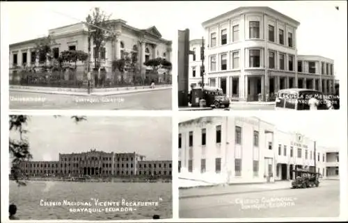 Ak Guayaquil, Ecuador, Universität, Vicente Rocafuerte National School