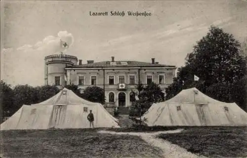 Ak Schloss Weißensee, Lazarett