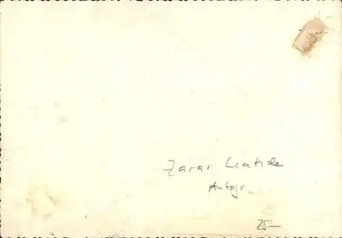 Foto Schauspielerin Zarah Leander, Portrait, Autogramm