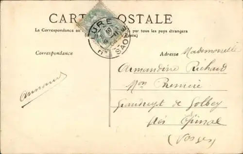 Ak Lure Haute Saône, Entree des Casernes