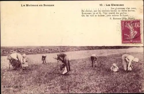 Ak La Moisson en Beauce, les Glaneuses