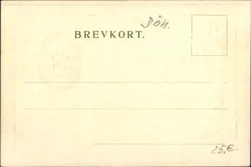 Präge Ak København Kopenhagen Dänemark, Wappen der Stadt, Türme