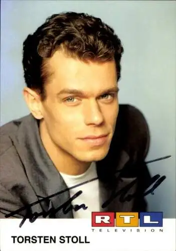Ak Schauspieler Torsten Stoll, Portrait, RTL, Autogramm