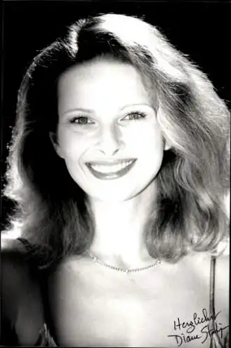 Ak Schauspielerin Diane Stolojan, Portrait, Autogramm
