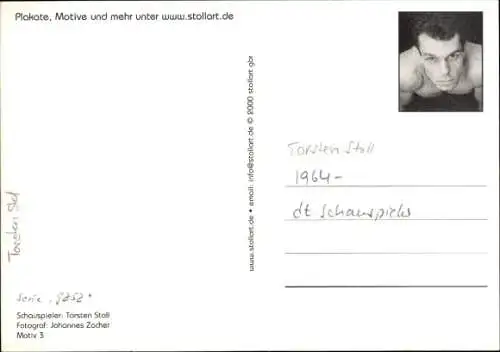 Ak Schauspieler Torsten Stoll, Portrait, Autogramm