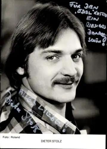 Ak Schauspieler Dieter Stolz, Portrait, Autogramm