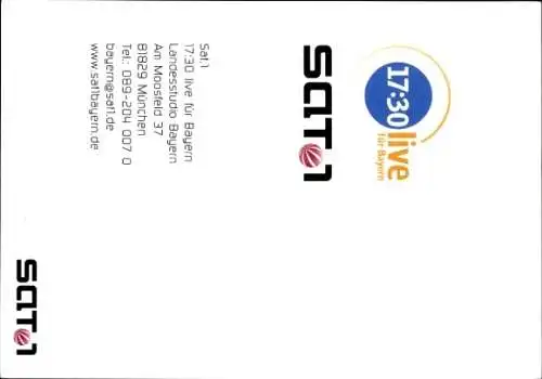 Ak Schauspieler Ralf Exer, Portrait, Sat.1, Autogramm