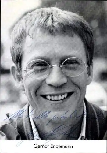 Ak Schauspieler Gernot Endemann, Portrait, Autogramm