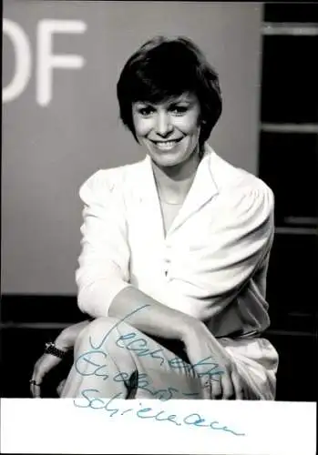 Ak Schauspielerin Jeanette Enders-Schiemann, Portrait, Autogramm
