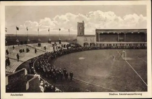 Ak Amsterdam Nordholland Niederlande, Stadion Amstelveenscheweg