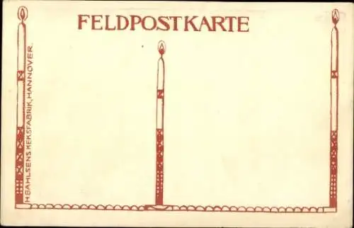 Künstler Ak Diez, Feldweihnacht, Heilige Drei Könige mit Leibniz Keksen, Reklame