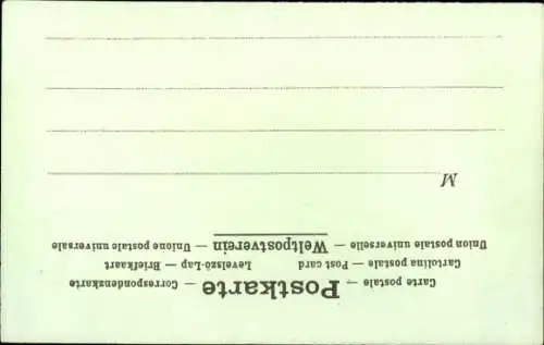 Briefmarken Ak Die Post in Griechenland, Griechischer Postbote, Tracht