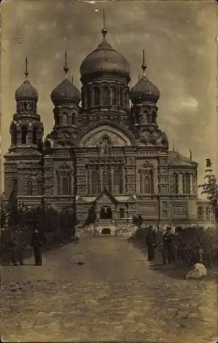 Foto Ak Liepaja Libau Lettland, Kathedrale