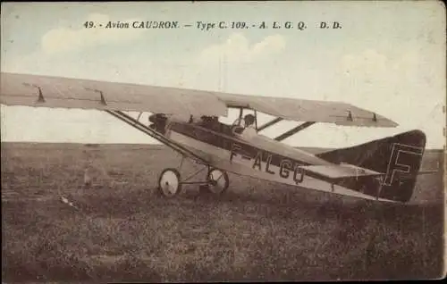 Ak Airplane Caudron, Typ C. 108, F-ALGO