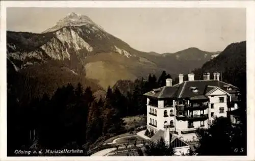 Ak Gösing an der Mariazellbahn Puchenstuben Niederösterreich, Hotel Gösting, Villa